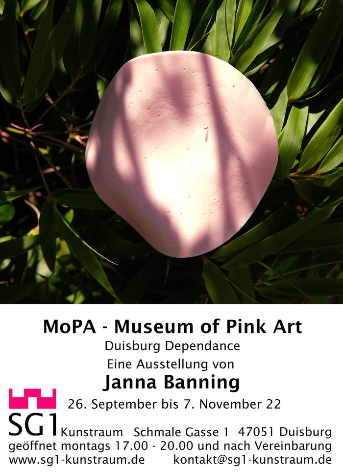 Ausstellungsplakat MoPA Duisburg Dependance